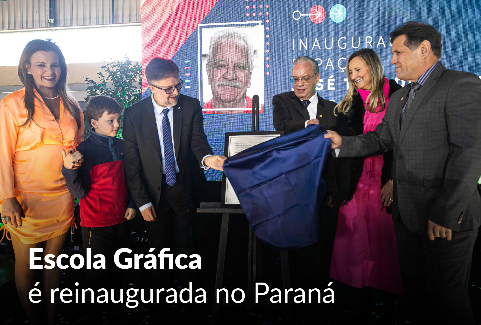 Escola Gráfica é reinaugurada no Paraná