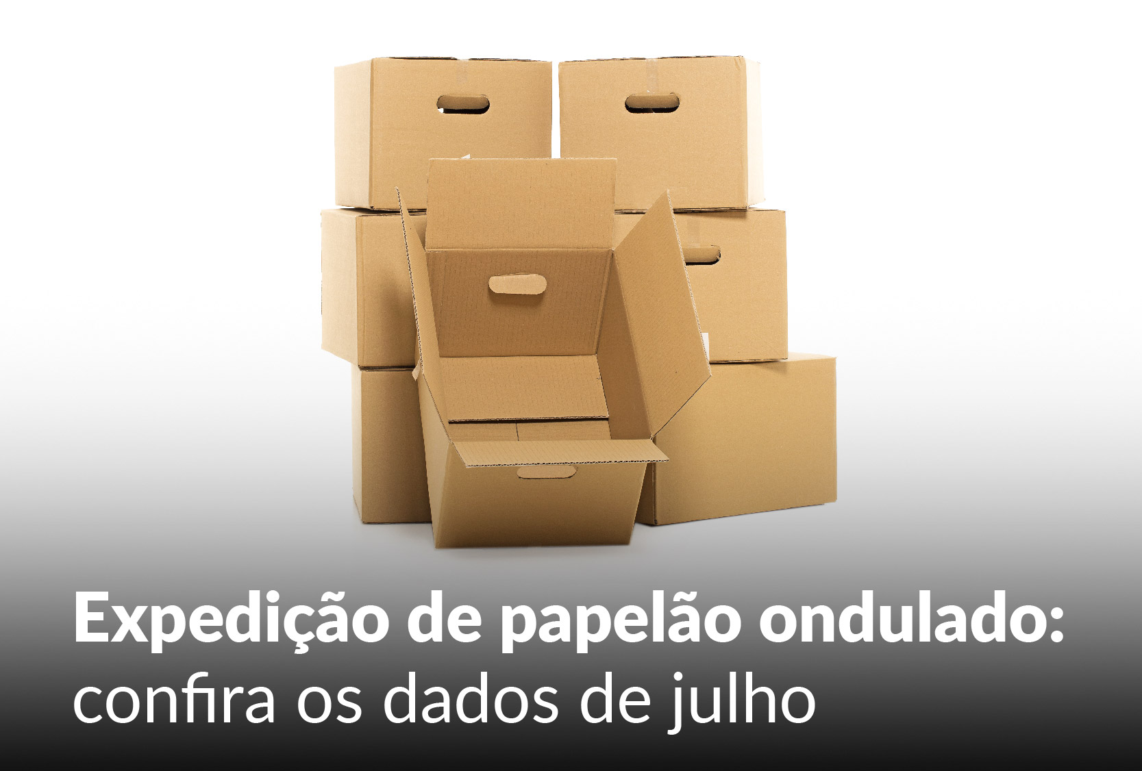 Expedição de papelão ondulado totaliza 341.985 toneladas em julho de 2023