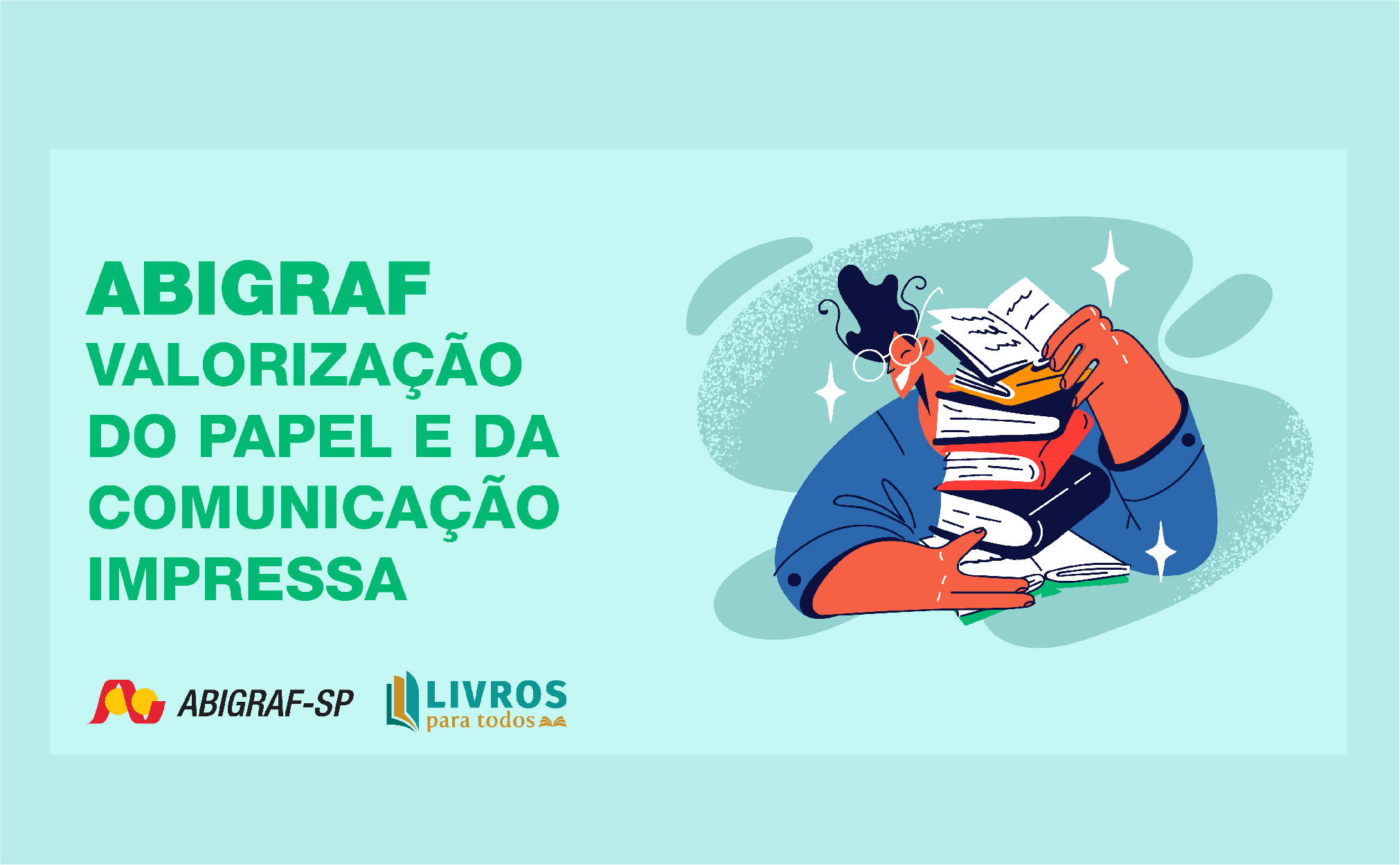 Abigraf está recebendo doações para Projeto Livros para Todos