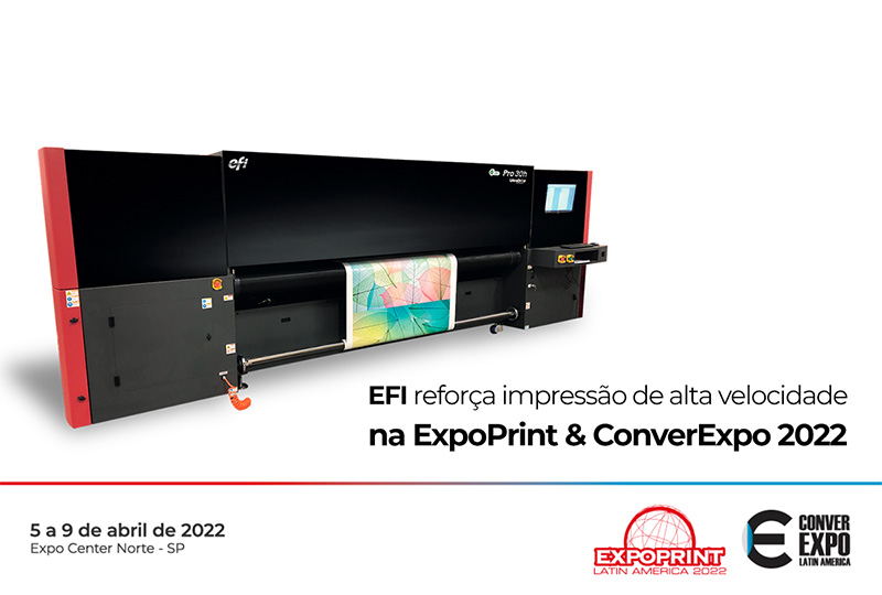 EFI reforça impressão de alta velocidade na ExpoPrint & ConverExpo 2022