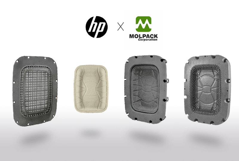 Molpack e HP unem forças para revolucionar produção de polpa moldada na América Latina