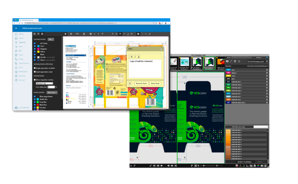 Soluções Cloudflow e ICScolor Remote Director levam agilidade na pré-impressão da embalagem flexível