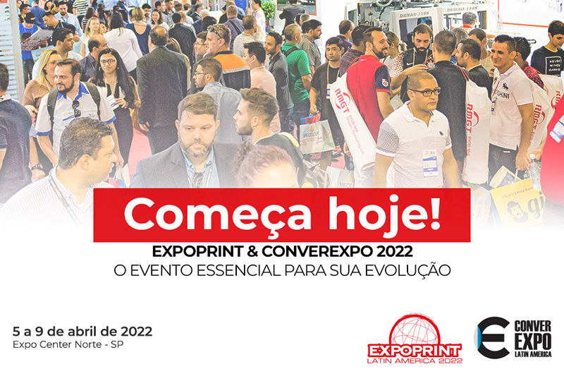 ExpoPrint & ConverExpo Latin America começa hoje em São Paulo