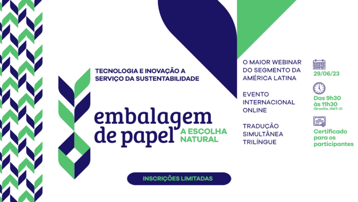 Evento sobre embalagem de papel com especialistas internacionais acontece online