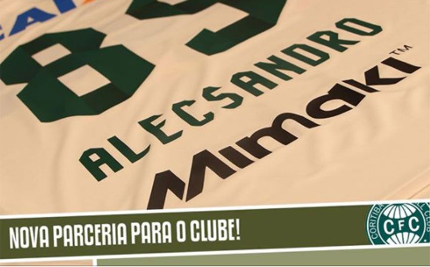 Mimaki Brasil estampa sua marca em uniforme do Coritiba