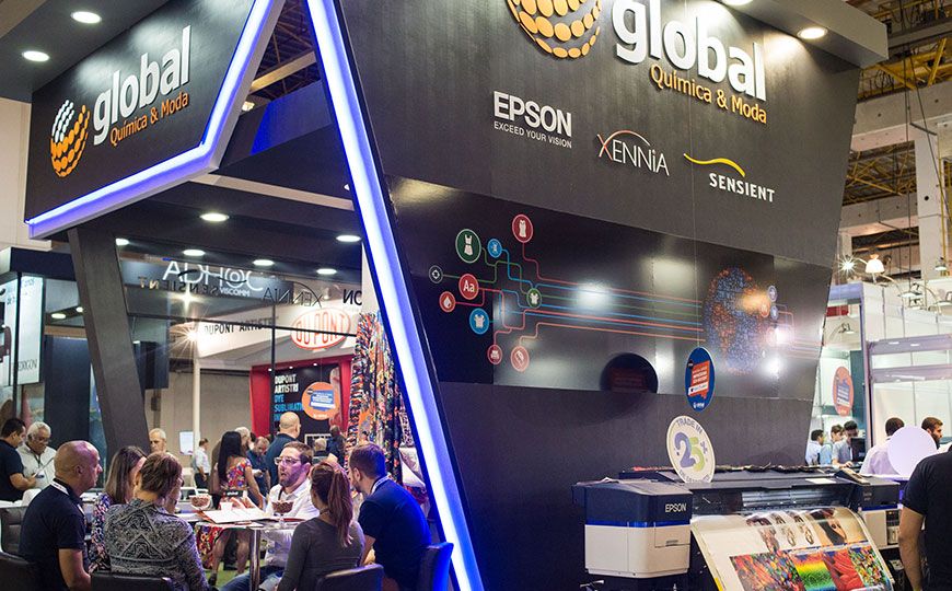 Global Química & Moda apresenta tecnologia de impressão digital têxtil na ExpoPrint Latin America 2018