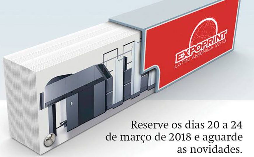 Heidelberg demonstra ao vivo soluções de alta tecnologia na ExpoPrint Latin America 2018