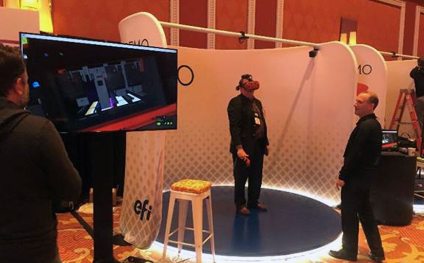 Experiência de realidade virtual será atração da EFI na ExpoPrint Latin America 2018