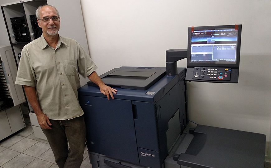 AccurioPRINT C2060L, um dos destaques da Konica Minolta na ExpoPrint, é o novo investimento da Fotolab Álbuns