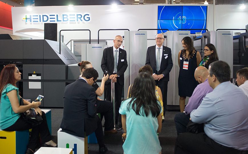 Heidelberg aposta forte no Brasil e apresenta equipamentos ao vivo na ExpoPrint
