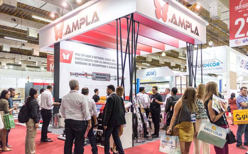 Ampla apresentou ao mercado gráfico na ExpoPrint novas oportunidades de negócios oferecidos pela impressão digital