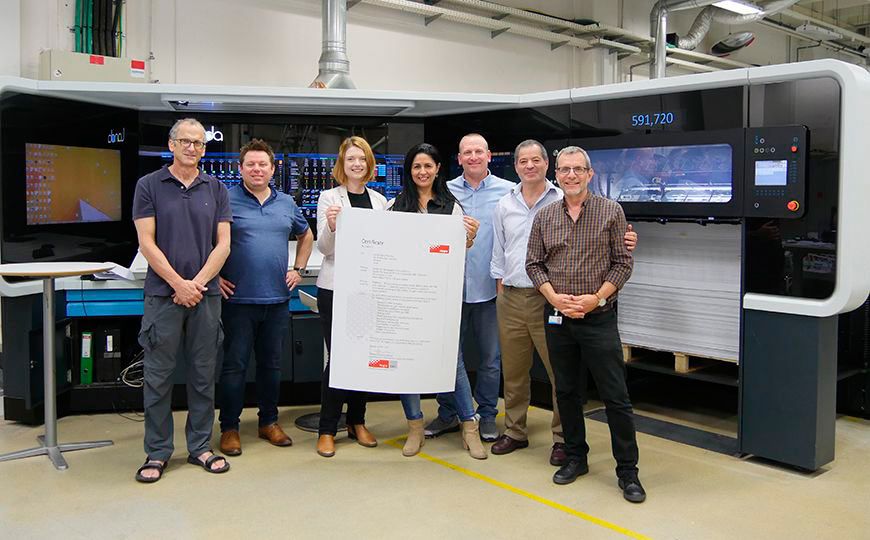 EFI Fiery e impressora Landa S10 são as primeiras a receberem a certificação FOGRA VPS