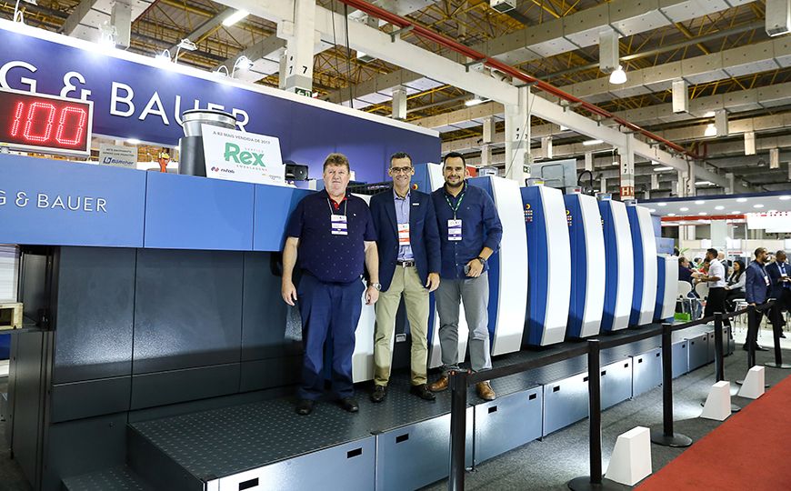 Rex Embalagens anuncia sucesso com impressora Koenig & Bauer adquirida na ExpoPrint Latin America 2018