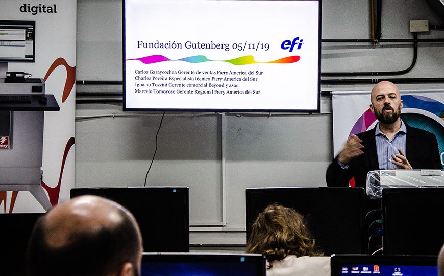 EFI inaugurou centro de capacitação para linha Fiery na Fundação Gutenberg, em Buenos Aires