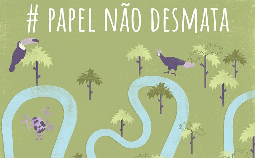 Nova campanha de Two Sides Brasil reforça: #PapelNãoDesmata