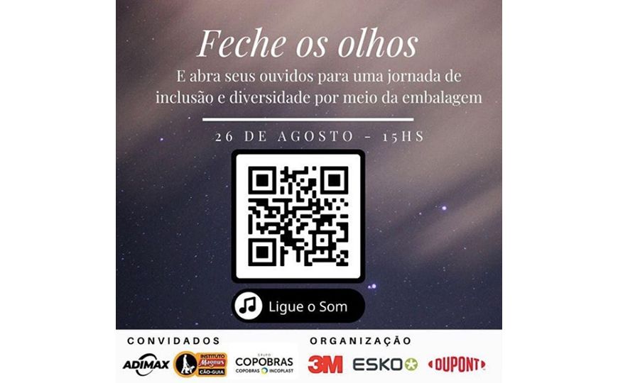 Webinar sobre embalagem inclusiva será promovido nesta quarta-feira