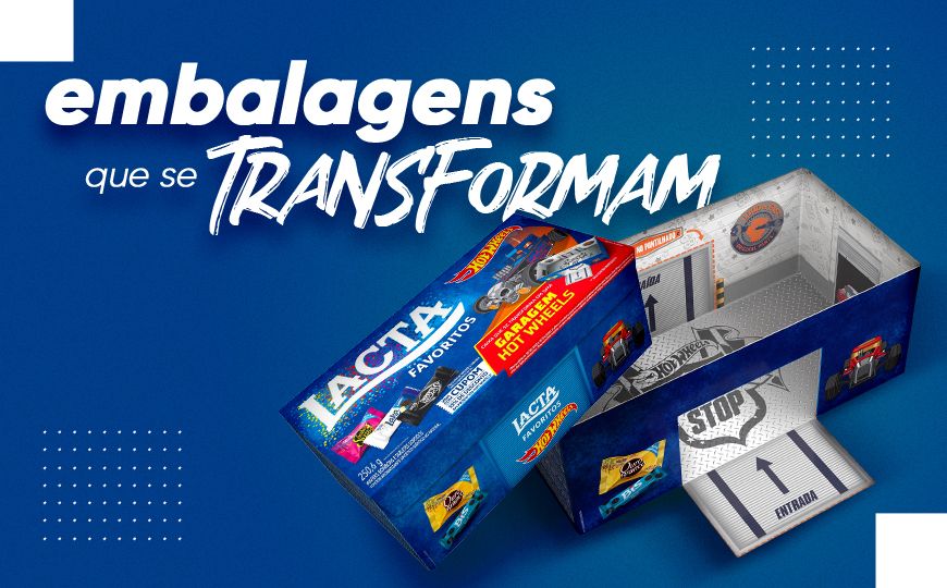 A embalagem que se transforma